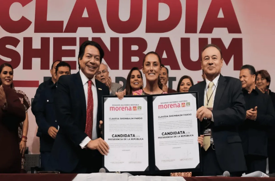 Claudia shenbaum y claudia shenbaum firman memorando de entendimiento.