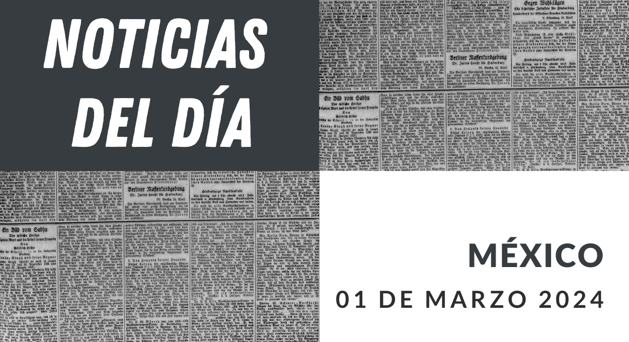 Viernes 01 de Marzo de 2024